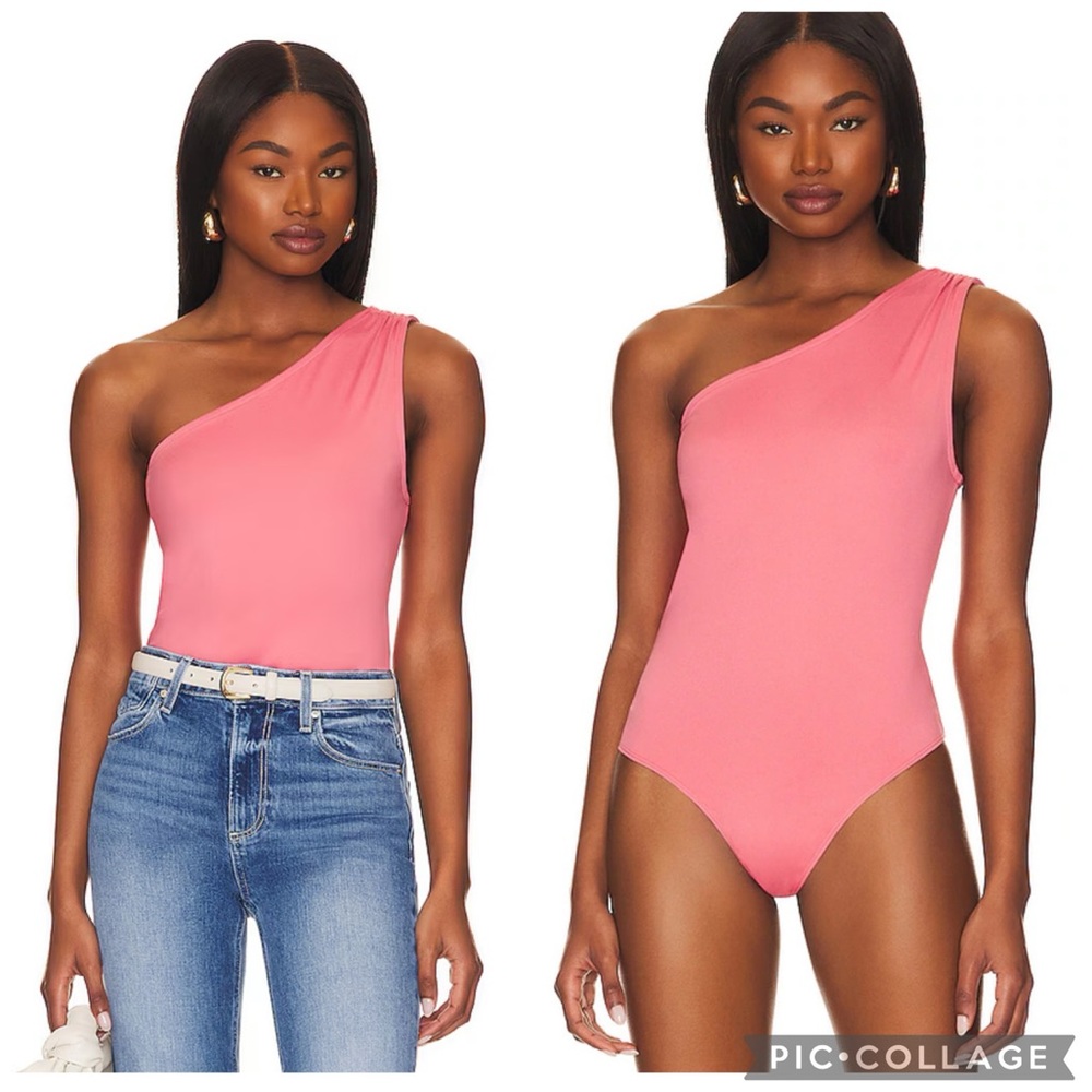 7. Paige $128 Saveria Bodysuit in Dusty Bubblegum